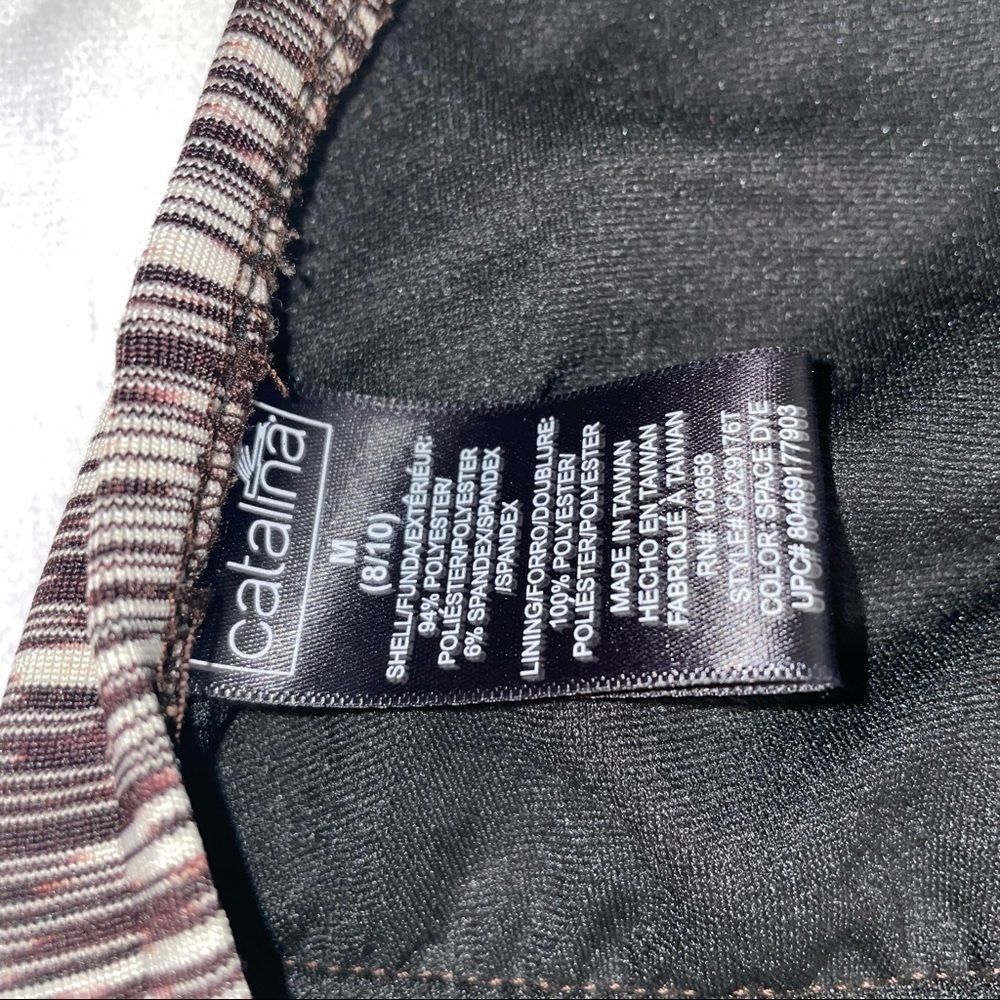 Brown and Tan Catalina Bikini Size Medium - Picture 3 of 5